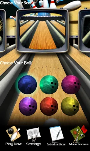 Скриншот 1 — Боулинг 3D Bowling