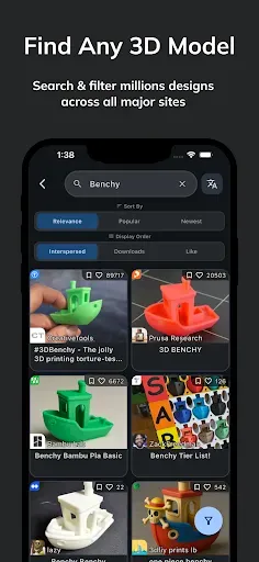 Скриншот 5 — Thingiverse MakerWorld | 3Drop