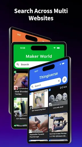 Скриншот 7 — Thingiverse MakerWorld | 3Drop
