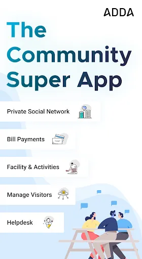 Скриншот 1 — ADDA - The Community Super App