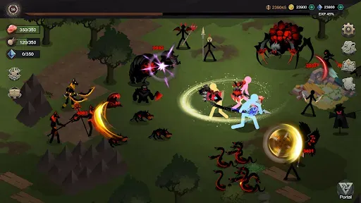Скриншот 6 — Stickman Myth: Idle RPG Shadow