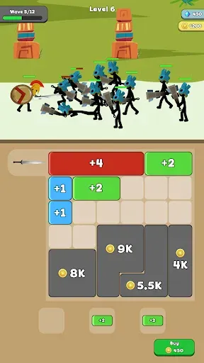Скриншот 3 — Stickman Clash: Combo Master