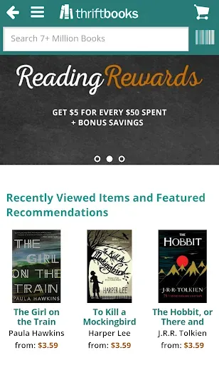 Скриншот 1 — ThriftBooks: New & Used Books