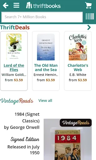 Скриншот 7 — ThriftBooks: New & Used Books