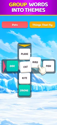 Скриншот 1 — Category Crossings: Sort words