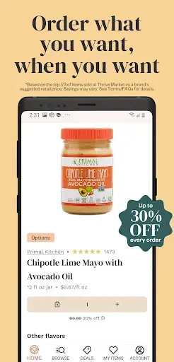 Скриншот 3 — Thrive Market: Shop Healthy