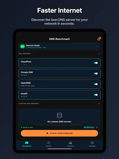 Скриншот 7 — DNS Benchmark: Speed Test