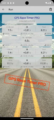 Скриншот 7 — GPS Race Timer