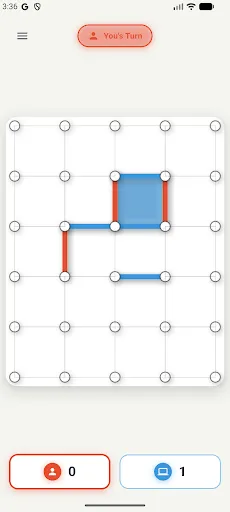 Скриншот 3 — Dots and Boxes