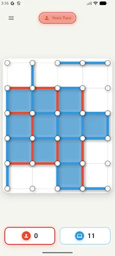 Скриншот 4 — Dots and Boxes