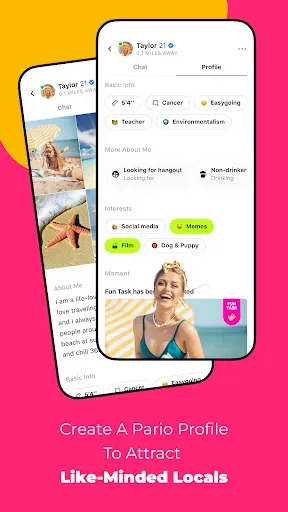 Скриншот 8 — Pario: Chat, Meet & Dating App