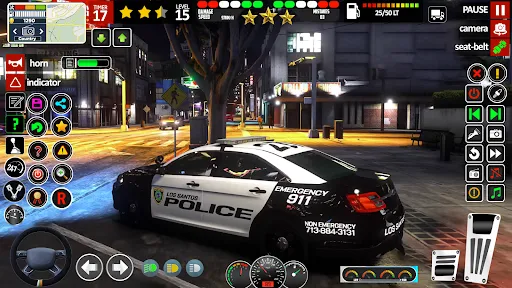 Скриншот 1 — Police Car Chase Games 2024