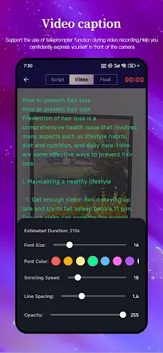 Скриншот 6 — AI Teleprompter - Video Script