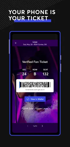 Скриншот 1 — Ticketmaster－Buy, Sell Tickets