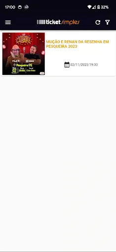 Скриншот 2 — Ticket Simples Produtor