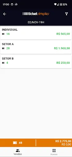 Скриншот 3 — Ticket Simples Produtor