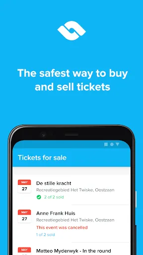 Скриншот 1 — TicketSwap - Buy, Sell Tickets