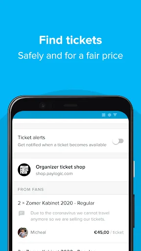 Скриншот 3 — TicketSwap - Buy, Sell Tickets
