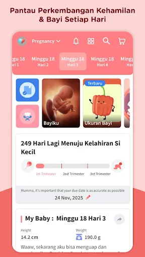Скриншот 1 — Asianparent: Kehamilan & Bayi