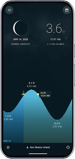 Скриншот 1 — Tide Alert