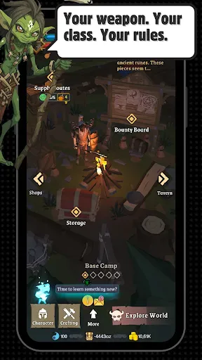 Скриншот 1 — Tidle: Idle RPG Online