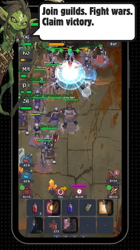 Скриншот 4 — Tidle: Idle RPG Online