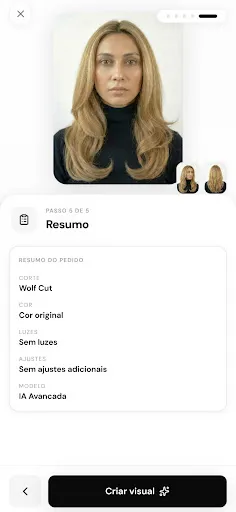 Скриншот 6 — Provador de Cabelo