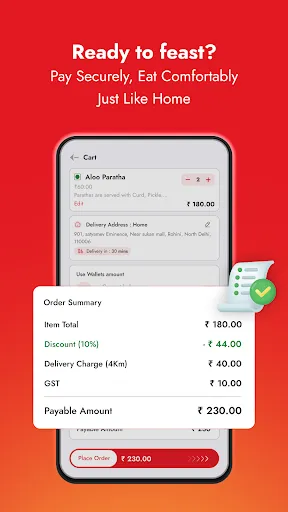 Скриншот 3 — TiffiT- HomeMade Food Delivery
