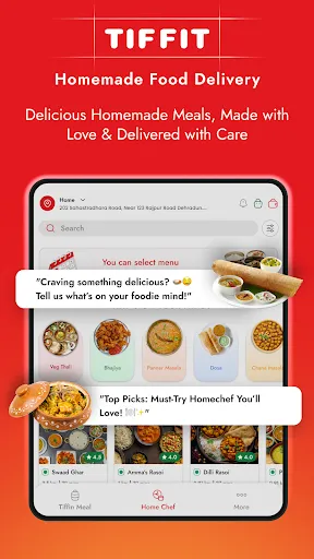 Скриншот 6 — TiffiT- HomeMade Food Delivery