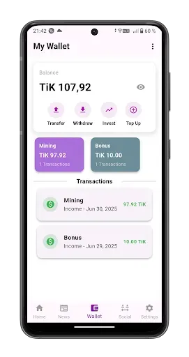 Скриншот 6 — TikCoin Network