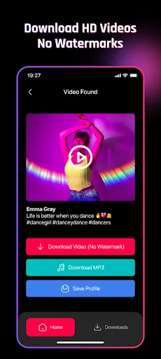 Скриншот 2 — TikPro! Video Downloader