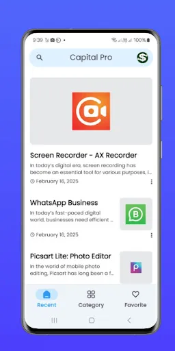 Скриншот 1 — Capital Pro