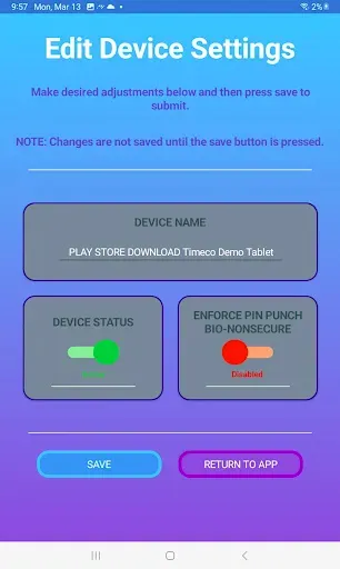 Скриншот 5 — TIMECO Tablet