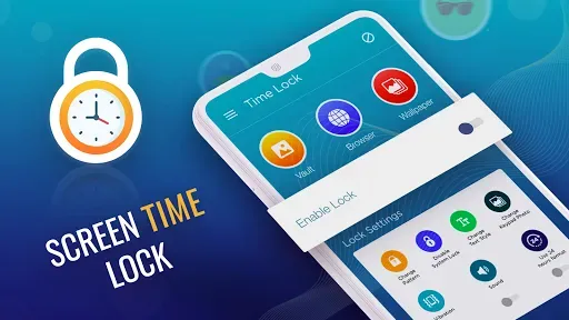 Скриншот 1 — Screen Locker: Time Passcode