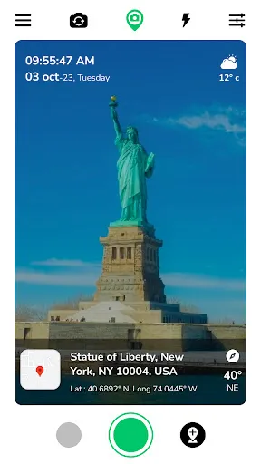 Скриншот 2 — GPS Map Camera - Photo Map