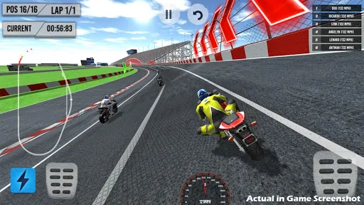 Скриншот 1 — Bike Racing - Bike Game 3D