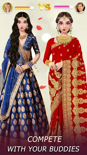 Скриншот 3 — Indian Wedding Dress up Makeup
