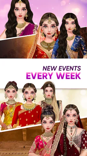 Скриншот 5 — Indian Wedding Dress up Makeup