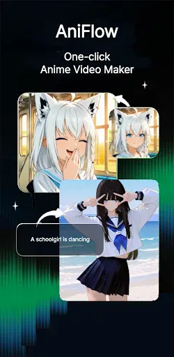 Скриншот 1 — AniFlow - AI Anime Video Maker