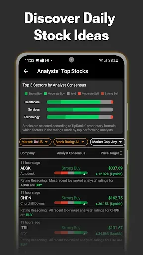 Скриншот 5 — TipRanks Stock Market Analysis