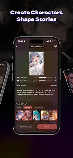 Скриншот 3 — Tipsy Chat: Live Your Story