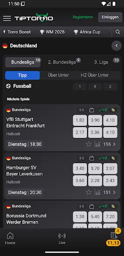 Скриншот 7 — TIPTORRO Sportwetten