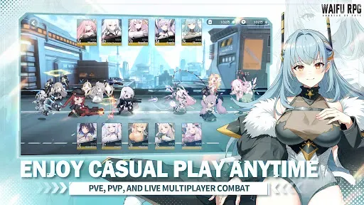 Скриншот 3 — Goddess of Fate: Waifu RPG