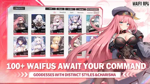 Скриншот 7 — Goddess of Fate: Waifu RPG