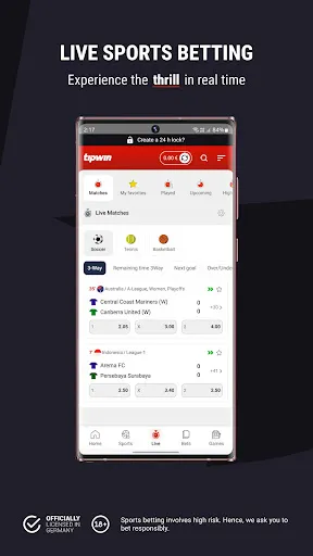 Скриншот 3 — Tipwin Sport Betting
