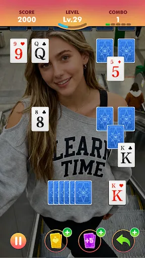 Скриншот 5 — Lovely TriPeaks Solitaire