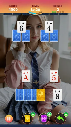 Скриншот 6 — Lovely TriPeaks Solitaire