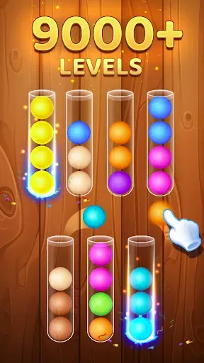 Скриншот 2 — Color Ball Sort Wooden Puzzle