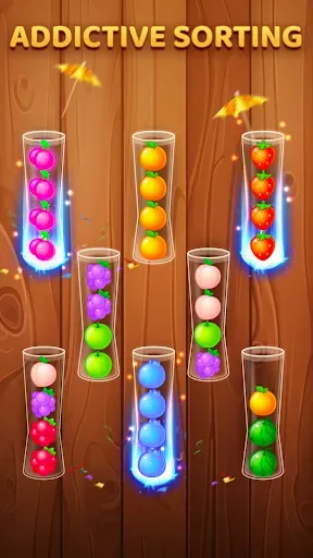 Скриншот 3 — Color Ball Sort Wooden Puzzle