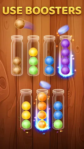 Скриншот 4 — Color Ball Sort Wooden Puzzle